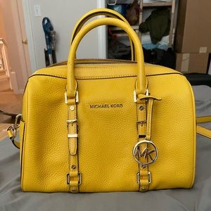 Michael Kors yellow handbag